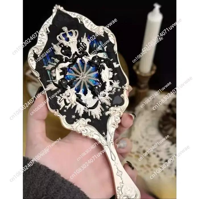 Miroir de poche de la série Little Angel, relief exquis, style rétro luxueux, outils de maquillage délicats