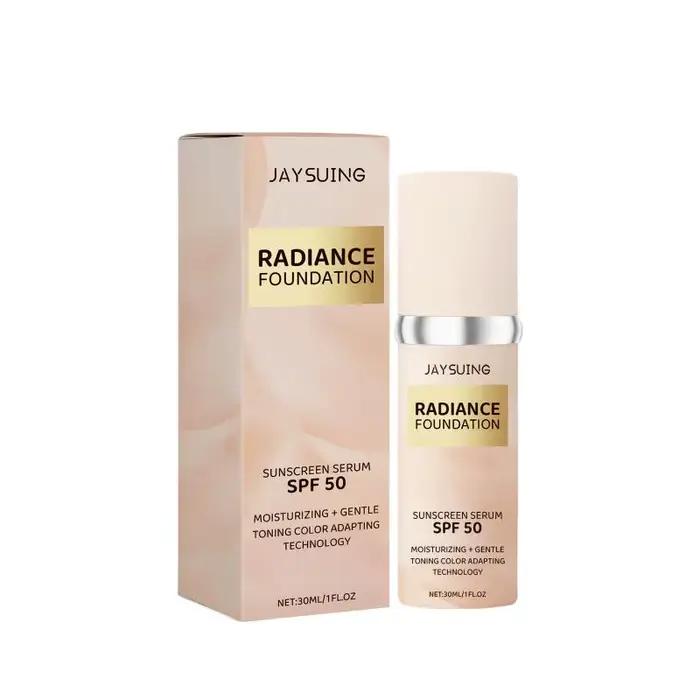 Fond de teint liquide correcteur hydratant et éclaircissant pour le visage