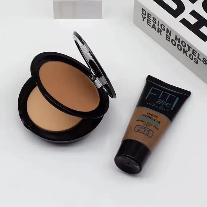 Micolor Fit Me-Poudre sans pores et fond de teint liquide