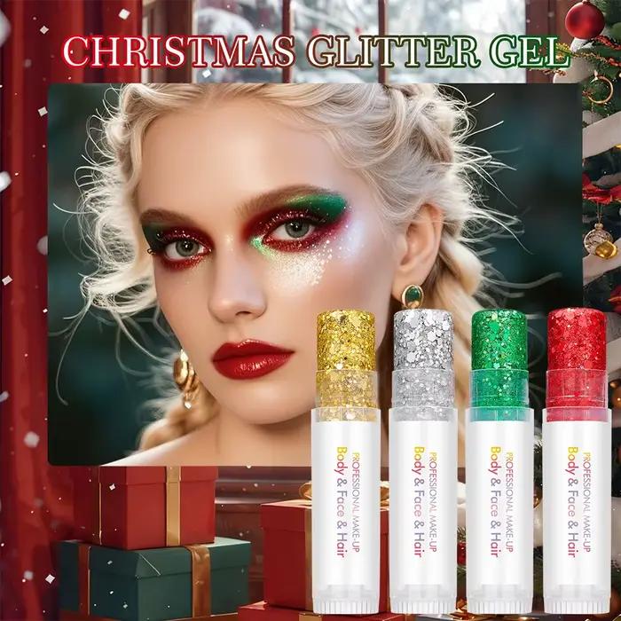Paillettes pour le corps et le visage brillance longue durée maquillage fêtes Noël occasions spéciales