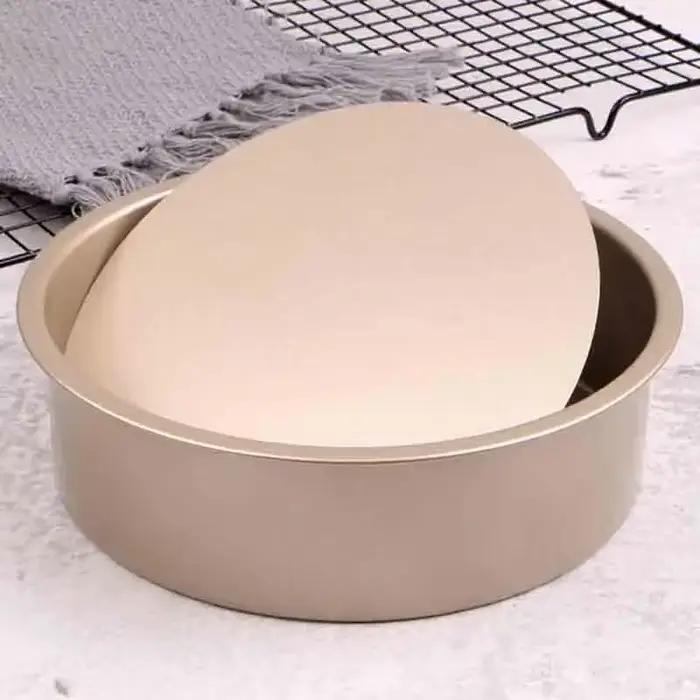Moule à gâteau à fond amovible, ustensiles de cuisson, poêle ronde pour gâteau au fromage, antiadhésif en acier au carbone, plateau de cuisson