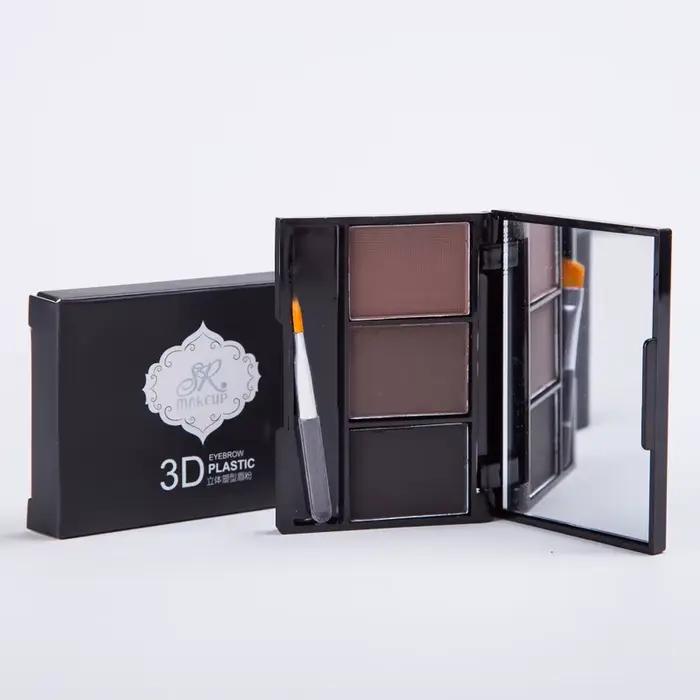 Palette de poudre à sourcils 3 couleurs