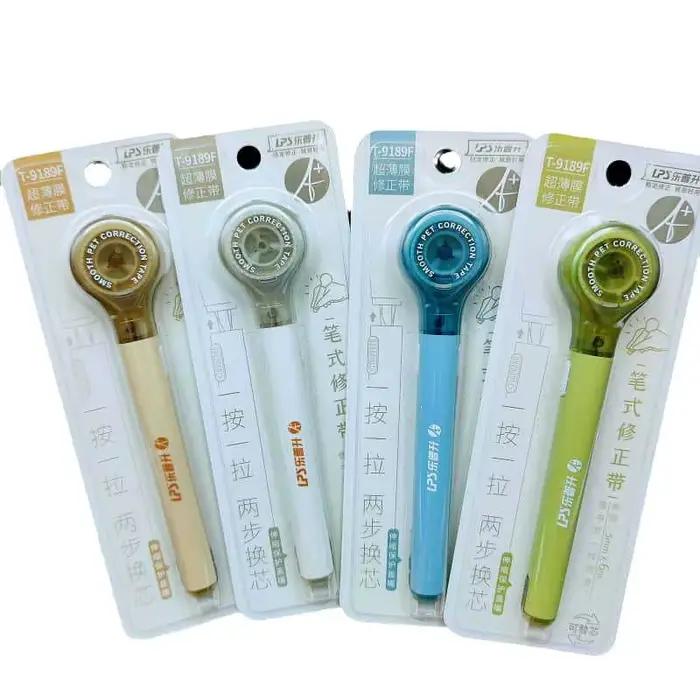 Ruban correcteur créatif et mignon pour étudiants, avec recharges colorées, vente en gros