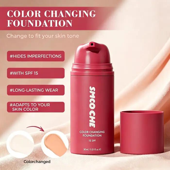 SMOOCHE Fond de teint liquide changeant de couleur 30 ml