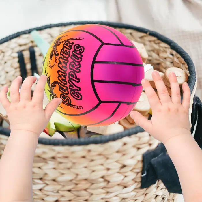 Ballon de plage gonflable arc-en-ciel, volley-ball, sports de piscine, jeu intérieur et extérieur, piscine, fête