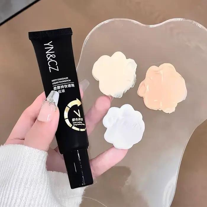 Fond de Teint Liquide Blanc Couvrance Totale pour Maquillage Gothique d'Halloween – Formule Crémeuse Haute