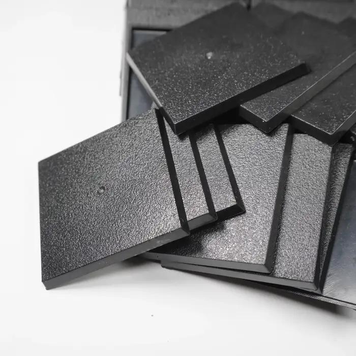 Bases carrées de 50 mm pour miniatures imprimées en 3D