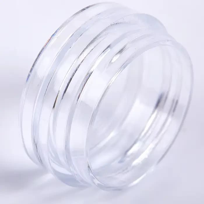 Mini pots cosmétiques transparents 5g pour échantillons de crème