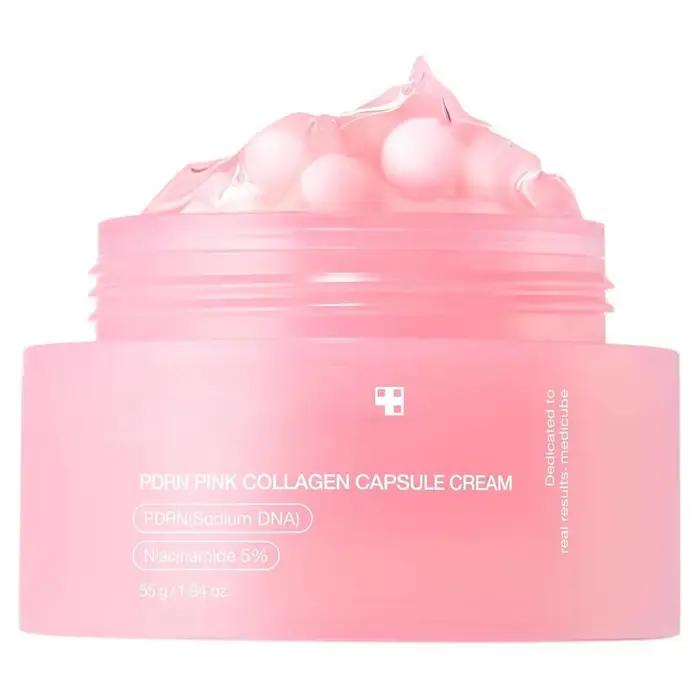 Crème de capsules de collagène rose 5% Niacinamide