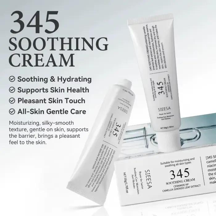 Crème Visage/Yeux 345 Relief Soin Anti-Imperfections Niacinamide Estompe les Taches Brunes Éclaircissante Raffermissante & Liftante Répare la Barrière Cutanée
