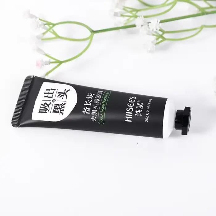 Masque anti-points noirs 20g, crème nettoyante pour le visage, rétrécit les pores, élimine l'acné et les points noirs, masque peel-off noir pour le nez, gel de soin de la peau