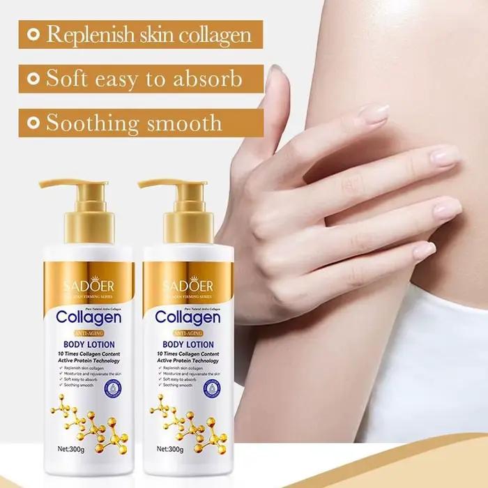 Lait au collagène blanchissant visage crème pour le corps