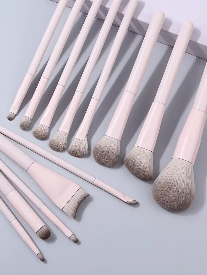 Ensemble de 13 pinceaux de maquillage doux et moelleux