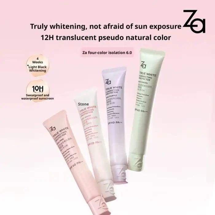 Crème isolante correctrice éclaircissante Za True White 35g pour peaux émaillées