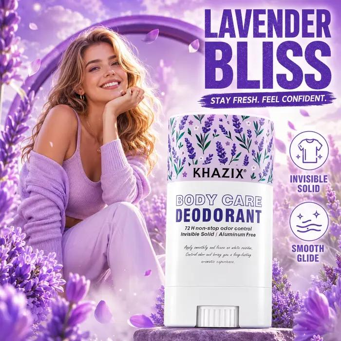 Déodorant en stick pour les aisselles | Formule anti-odeurs double action | Beurre de karité et huiles essentielles infusées | Fraîcheur douce et durable. Bo