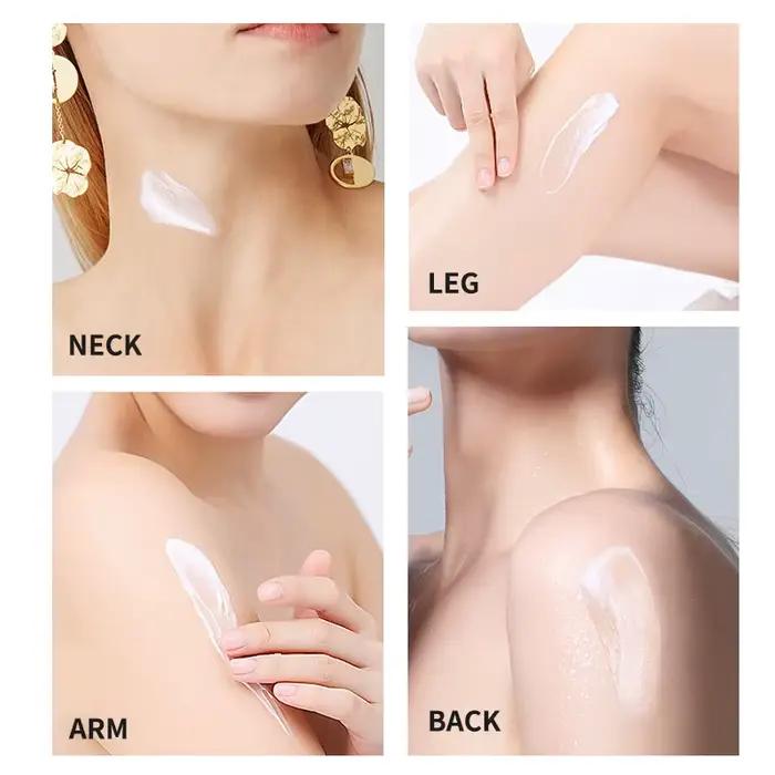 O'cheal crème solaire blanchissante SPF50 + protecteur visage corps Gel