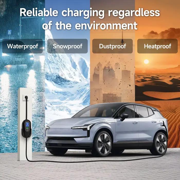 AFEEV 3.6KW Type1 SAE J1772 chargeur EV Portable 16A Type2 chargeur de voiture électrique GB/T EVSE câble de charge rapide WiFi APP contrôle