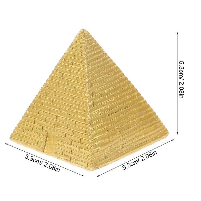 Pyramide Égyptienne Miniature en Résine, Modèle de Table de Sable, Décoration de Bureau et de Maison