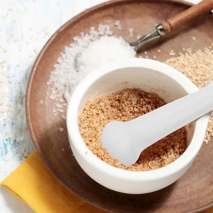 Pilon alimentaire en céramique pour broyer l'ail, broyeur de cuisine manuel, outil Portable, tige de broyage manuelle, petite poudre
