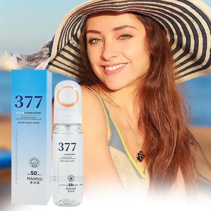 Spray solaire éclaircissant 377 90ml SPF50+ Anti-UV Hydratant Protection