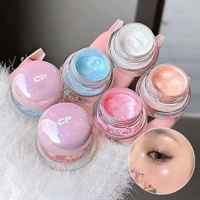 Crème gel illuminateur Cappuvini Radiant avec fini nacré scintillant
