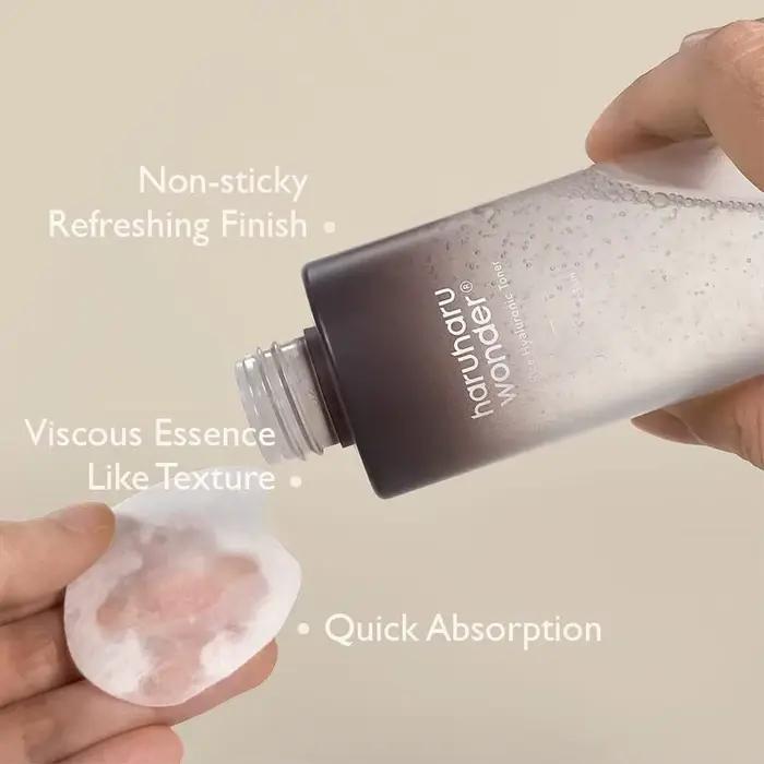 Huile nettoyante hydratante au riz noir, acide hyaluronique, eau apaisante pour peaux sensibles, soins de la peau coréens