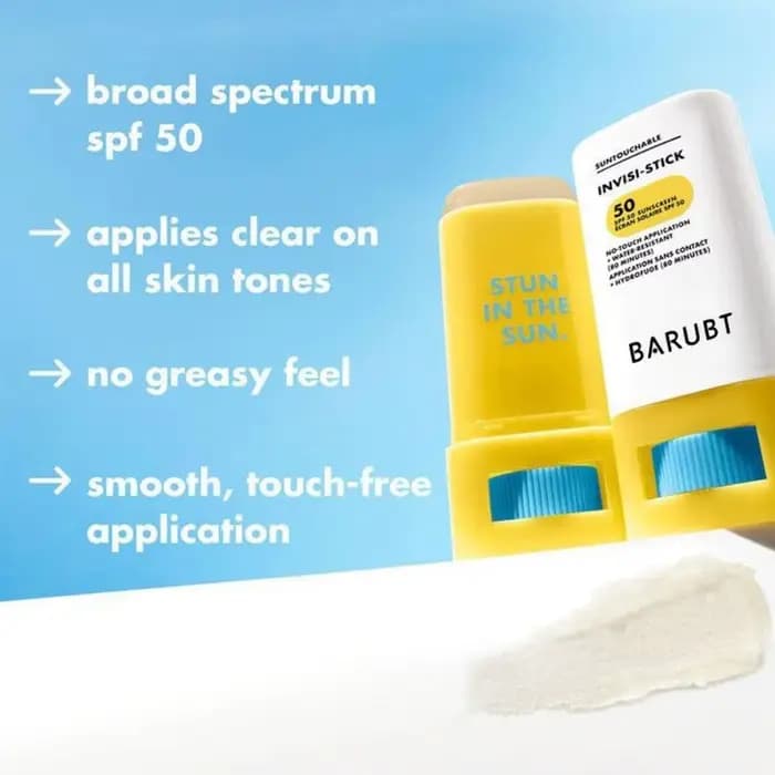 Stick solaire matifiant visage et corps 30g SPF50+ – Protection
