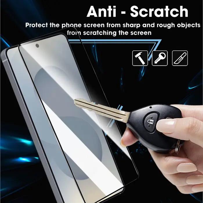 Verre trempé pour Samsung Galaxy S26 Ultra/S26 Plus/S26 S26U 5G 2026 HD, protecteurs d'écran transparents, déverrouillage par empreinte digitale