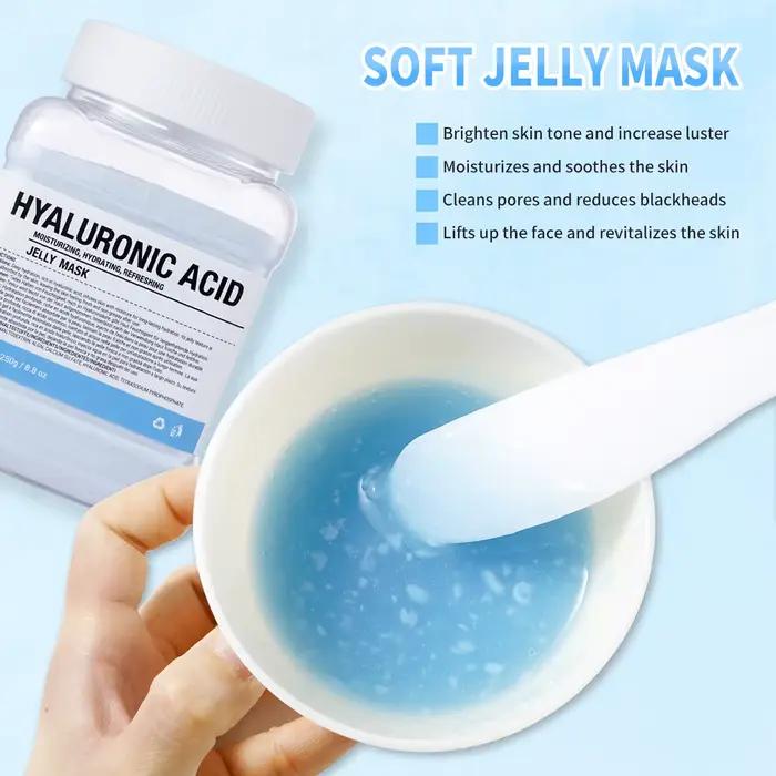 Poudre de masque en gelée pour le visage