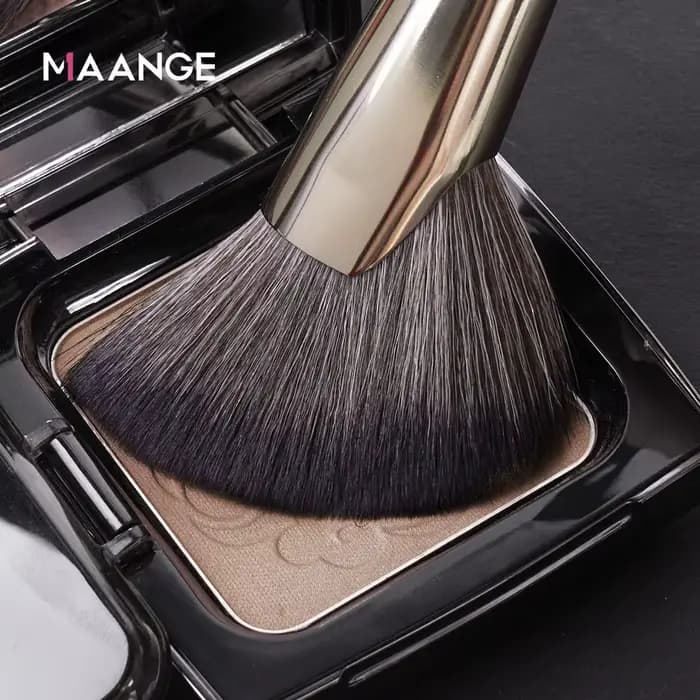 MAANGE Dense Blush Bronzer Brosse Pinceau de maquillage coudé
