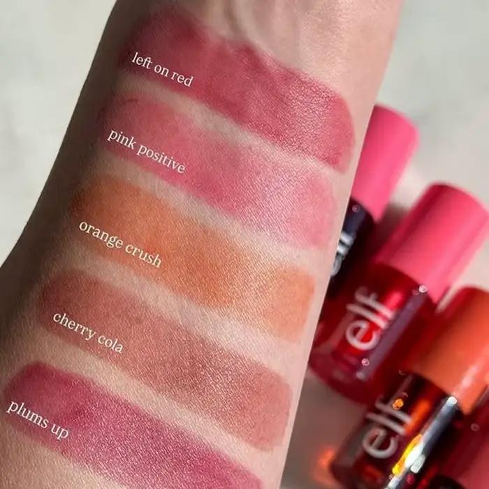 Stick de Maquillage Tout-en-un 3-en-1 Luxe Elf : Lèvres, Joues, Blush Liquide, Crème Rouge, Pommade, Rouge à Lèvres pour Sculpter les Contours du Visage