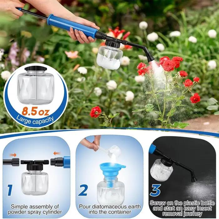 Applicateur de poudre de jardin léger, pulvérisateur ergonomique, pour la pollinisation des arbres fruitiers, l'utilisation en jardinage et en agriculture