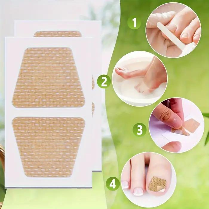 Patchs Réparateurs pour Ongles Solides et Beaux pour Pieds en Pleine Forme Utilisation Quotidienne Soins de Pédicure à Domicile Invisible sous Chaussures Occasions Spéciales