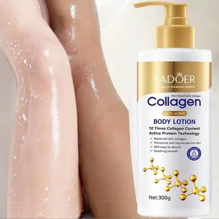 Lait au collagène blanchissant visage crème pour le corps