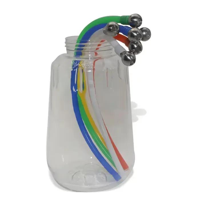 Pommeau de lance à mousse coloré et découpable avec boule filtrante en acier inoxydable, compatible avec la plupart des lanceurs à mousse pour le lavage de voitures à haute pression