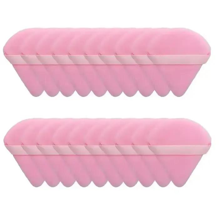 2/5/10/20 pièces Triangle poudre bouffée humide utilisation sèche