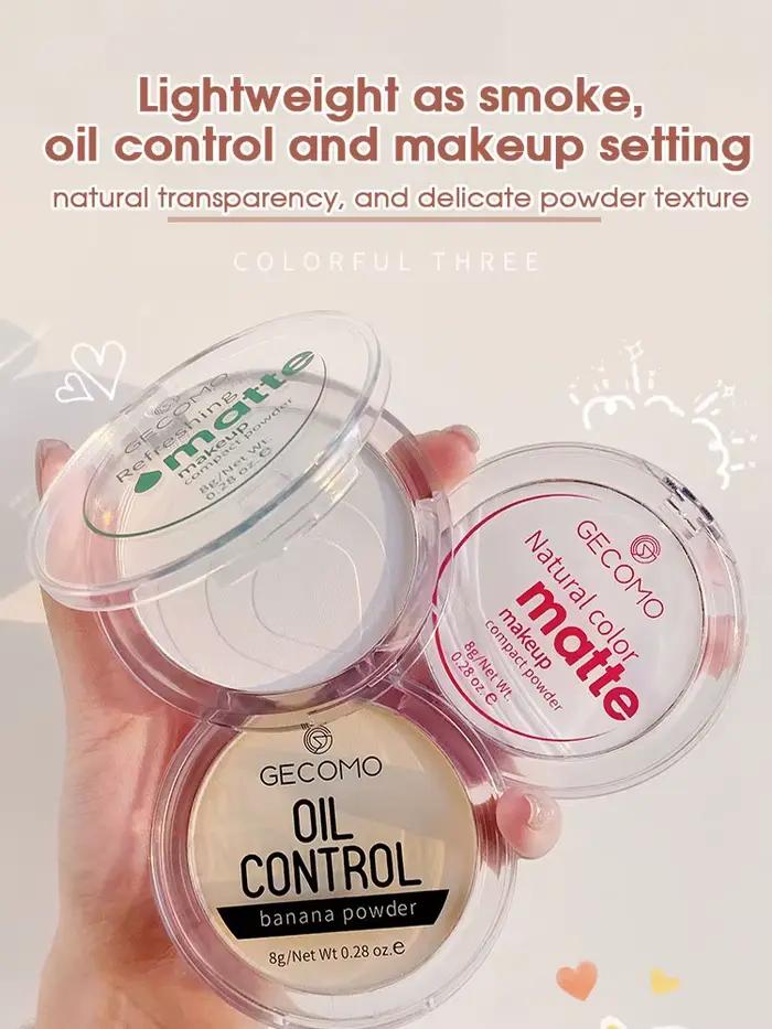 Correcteur banane poudre durable contrôle de l'huile maquillage miel