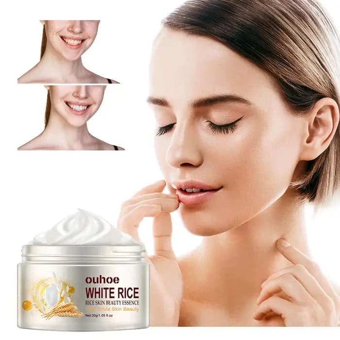 1/2/3 pièces crème de riz pour le visage Essence de riz blanc