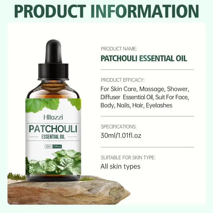 Huile essentielle de patchouli, 100ml/60ml/30ml, hydratante, soin de la peau, soin du corps, parfum, huile essentielle
