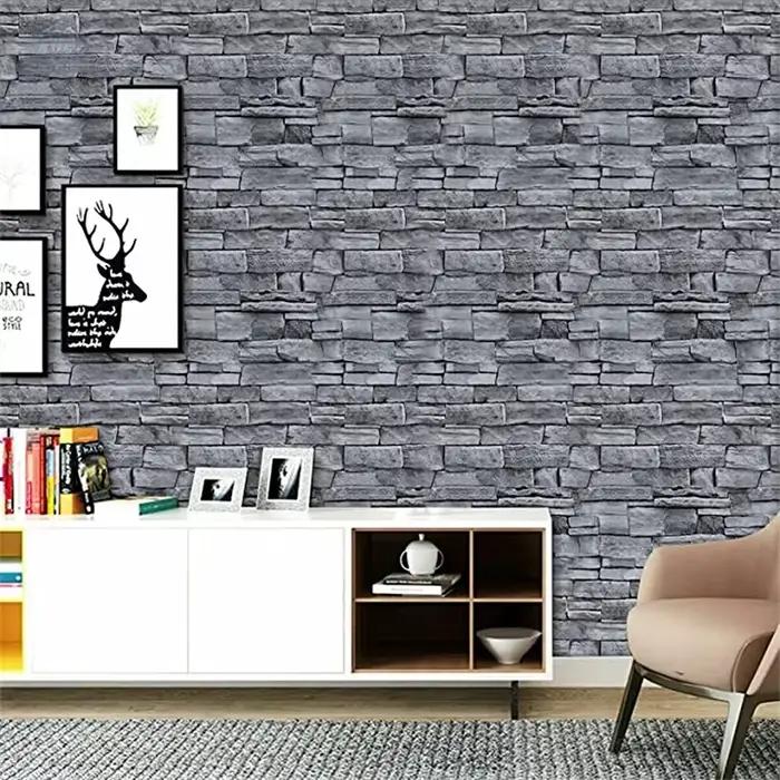 Papier peint en brique Peel And Stick pour chambre à coucher Faux brique armoires De cuisine décor à la maison Stickers muraux Papel De Parede autocollants Muraux