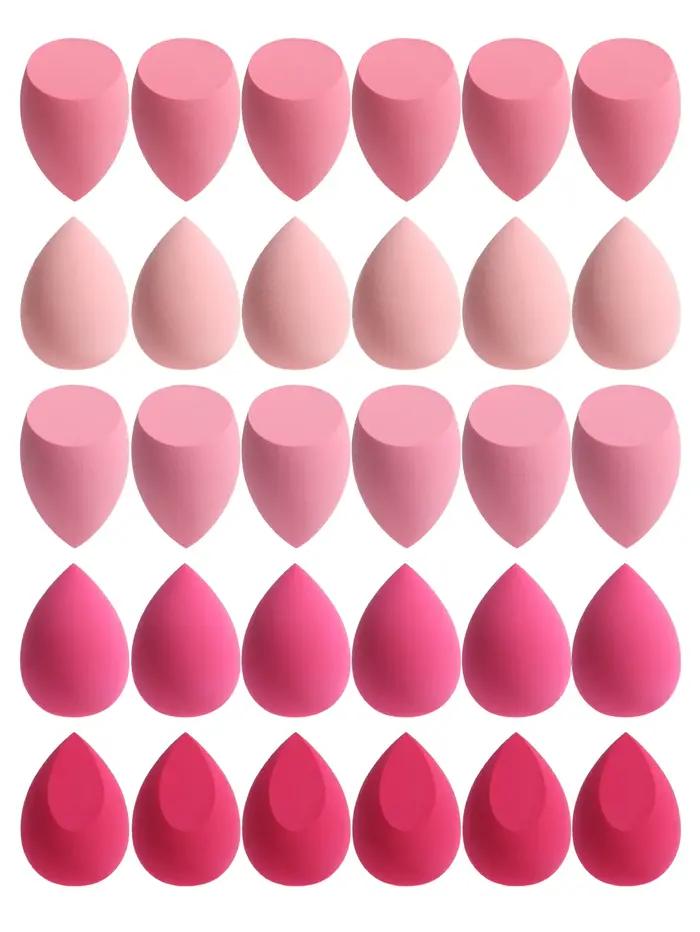 Éponges de maquillage multicolores pour fond de teint mixte liquide crème et poudre sans imperfections occaions spéciales femmes