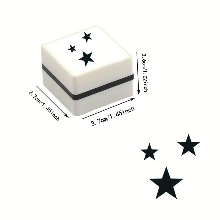 Sceaux de la série Creative Star avec plusieurs motifs d'étoiles personnalisés, tampons de motivation en forme d'étoile