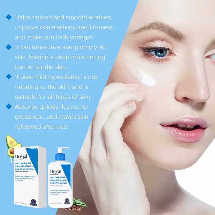 Crème à l'acide hyaluronique rétrécit les Pores Anti-rides nourrissante hydratante améliore la sécheresse élimine les