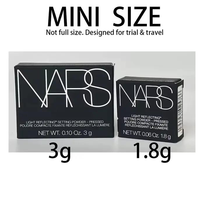 NARS Poudre Compacte Fixatrice Réfléchissante Lumière Effet Cristal Longue Tenue Contrôle Sébum