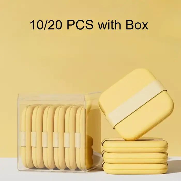 10/20 pièces Éponge de maquillage double face douce et moelleuse
