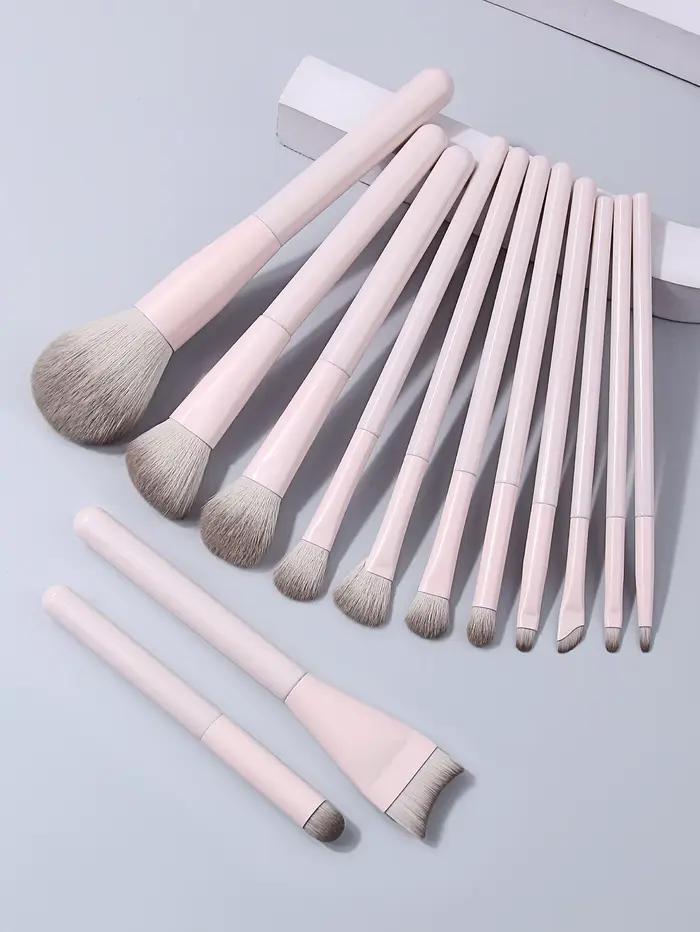 Ensemble de 13 pinceaux de maquillage doux et moelleux