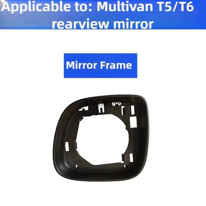 Cadre de couverture de rétroviseur latéral, fond en verre pour VW Transporter Multivan 2010 – 2021 Amarok Caravelle 2014-2019 T5 T6, capuchon de remplacement