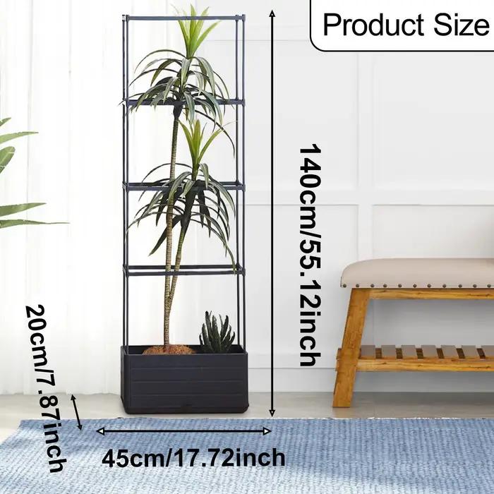 Boîte de jardinière avec pot de plantes en treillis, jardinage vertical, tomate auto-arrosage