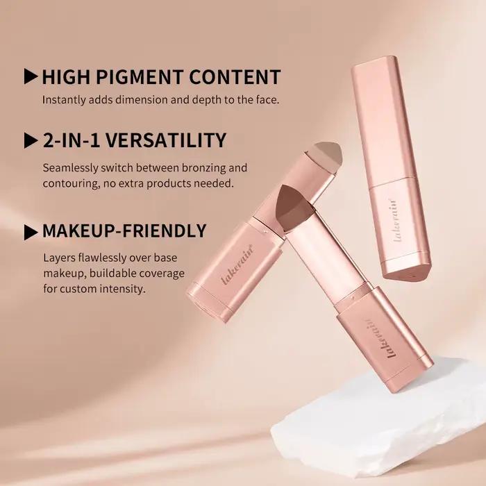 Stick de contour et d'enlumineur crème bronze