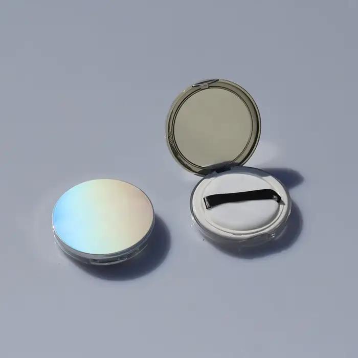 Pot de maquillage africain ultra-mince avec miroir